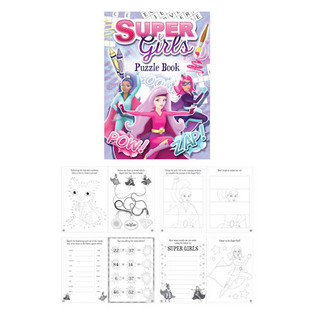 SUPER GIRLS KNJIGA S PUZLAMA (48 kom.)