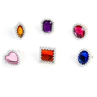 MIX DJEĆJI BLING BLING PRSTENI (48 kom)