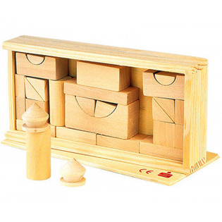**SUPER POVOLJNO** DRVENE KOCKE SET, 27 DIJELOVA (24 kom.)