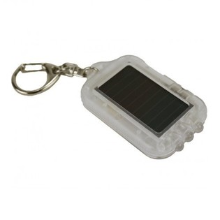 SOLARNI PRIVJESAK ZA KLJUČEVE S LED SVJETLOM - PROZIRNI (20 kom)