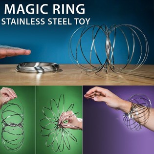 Magični prstenovi / Flow Rings - Kinetic 3D - SREBRNA | NA KARTICI (12 kom.)