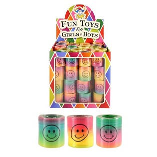 VESELA REGENBOG SPIRALA &Oslash; 4,2 CM U DISPLAYU (80 kom.)