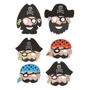 Piratske maske od pjene za dječake (24 kom.)