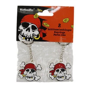 Set od 10 pakiranja s po 2 privjeska za ključeve Pirati