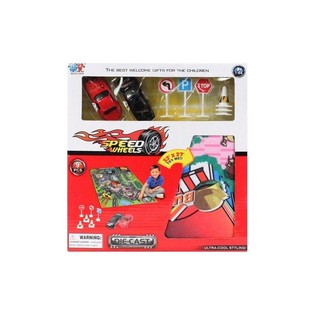 SET AUTOMOBILA DIE CAST S PODLOGOM ZA IGRU (6 kom)