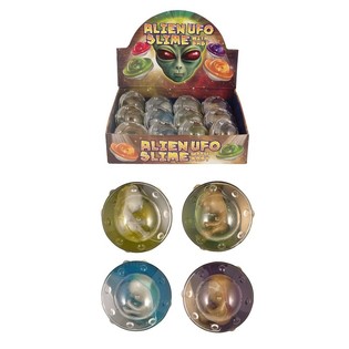 Alien Slime ljigavac u UFO-u na stalku (12 kom.)