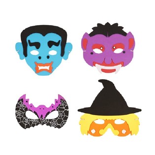 Mix Halloween Maske od Pjene (24 kom.)