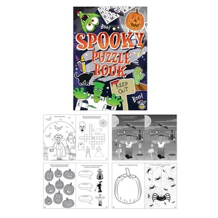 HALLOWEEN KNJIGA S PUZLAMA (48 kom.)