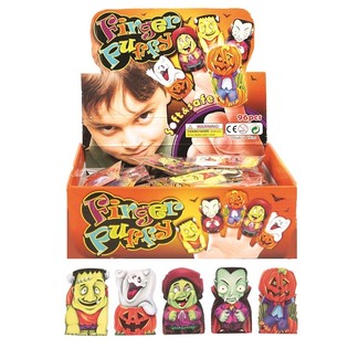 Stra&scaron;ne Halloween lutke za prste u stalku (96 kom.)