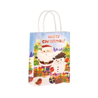 Božićne Poklon Vrećice MERRY CHRISTMAS 14x21x7 cm (24 kom)