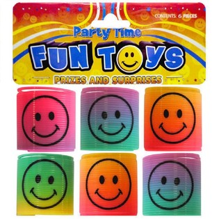 6 KOMADA MINI SMILEY OPRUGE &Oslash;3.5 CM U VREĆICI (6 VREĆICA)
