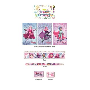 5-DIJELNI SET ZA PISANJE SUPER GIRLS (24 kom.)