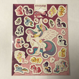 Veliki listovi naljepnica My Little Pony, 20x16 cm (10 kom)