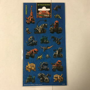 NALJEPNICE: DINOTRUX, Dim. 20 x 10 cm (10 kom.)