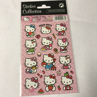 NALJEPNICE: HELLO KITTY, Dim. 20 x 10 cm (10 kom.)