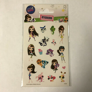 Naljepnice: LITTLE PETSHOP, Dim. 16x9 cm (10 kom.)
