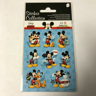 NALJEPNICE: DISNEY MICKEY MOUSE, Dim. 16 x 9 cm (10 kom.)