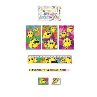 5-DIJELNI SMILEY SET ZA PISANJE (24 kom.)