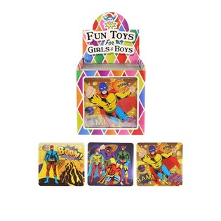 PUZZLE &ndash; SUPER HEROJI, 13 x 12 Cm. U DISPLAY KUTIJI (108 kom.)