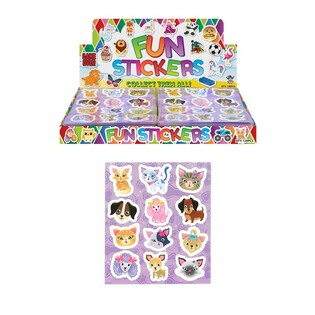 FUN STICKERS &ndash; MODEL: PSI & MAČKE (120 kom.)