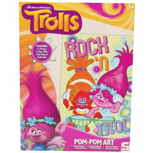 TROLLS IZRADA VLASTITOG POMPOM UMJETNIČKOG DJELA (48 kom.)