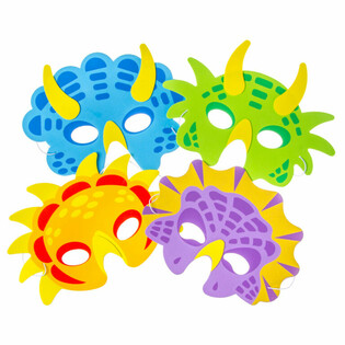 PJENASTE MASKE DINOSAURI MIX (60 kom)