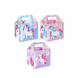 KUTIJA ZA DJEČJI MENU – JEDNOROG / UNICORN – 14 x 9,5 x 18 cm (12 kom.)