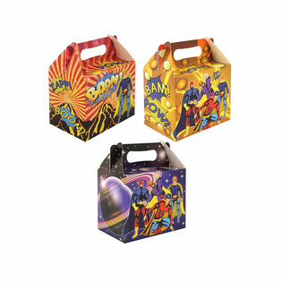 KUTIJA ZA MENU &ndash; SUPER HERO &ndash; 14 x 9,5 x 18 cm (24 kom)