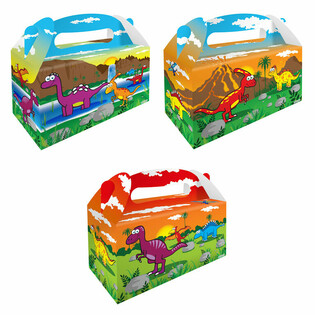 Kutija za Dječji Menu – Dinosauri – 22,5 x 9,5 x 18 cm (12 kom.)