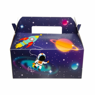 Kutije za dječji meni Svemir / Space - 22,5 x 12 x 9,5 cm (24 kom.)