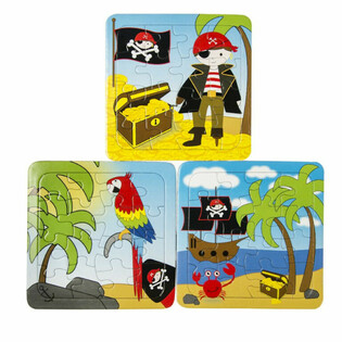 Mix Piratske Puzzle - 14 x 14 cm (50 Komada)
