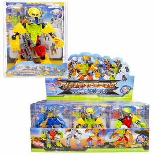 THUNDERBOLT ROBOT WARRIOR AKCIJSKA FIGURA U DISPLAYU (12 komada)