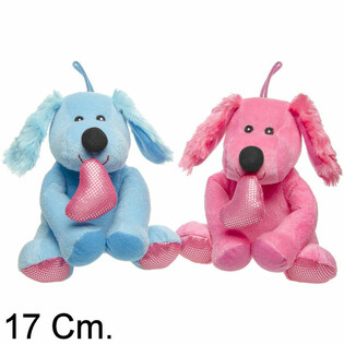 PLI&Scaron;ANI PAS SA SRCEM - 17 CM - MIX BOJA (12 kom.)