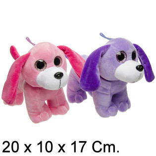 Slatki pli&scaron;ani psi - 20 cm - Mix boja (6 komada)