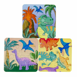 Mix Dinosauri Puzzle - 14x14 cm (50 kom.)