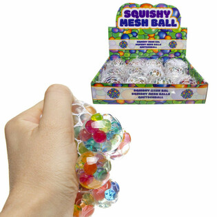 SQUISHY MREŽASTE LOPTICE U DISPLAYU (12 kom.)