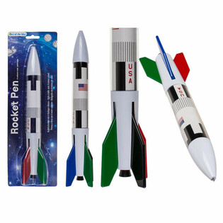 MEGA POVOLJNO | XL Divovska Kemijska Olovka Raketa u 4 Boje (12 kom.)