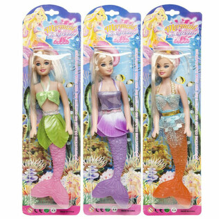 LUTKA SIRENA NA KARTICI (6 kom.)