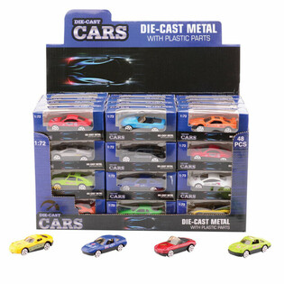 MIX SPORTSKI AUTOMOBILI, OMJER: 1:72 U DISPLAYU (48 kom.)