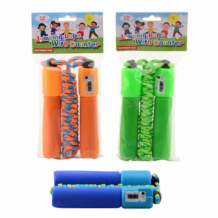 OUTDOOR FUN - VIJAČA ZA PRESKAKANJE S BROJAČEM, 2,10 M (6 kom.)