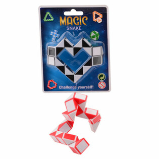 MAGIC SNAKE - 3D PUZZLE ZMIJA NA KARTICI (24 kom.)