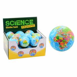 SCIENCE EXPLORER - Pjenasta Loptica Globus &Oslash;6 cm (18 komada u displayu)