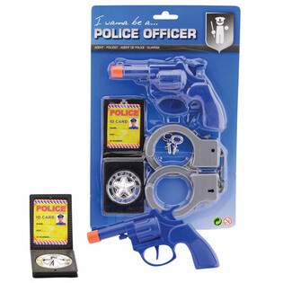 Policijski set igračaka na kartici (6 komada)