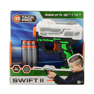 Tack Pro Swift II pi&scaron;tolj s 6 mekanih strelica