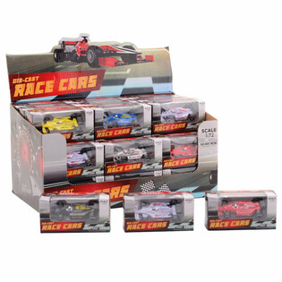 MIX F1 TRKAĆI AUTOMOBILI - MJERILO 1:72 - U DISPLAYU (36 kom.)