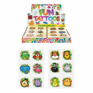 Jungle Fun Tetova&frac;e - Display (96 komada)