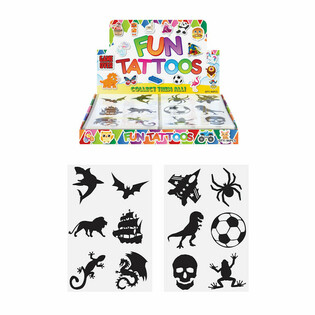 Fun Tattoos - Display za dječake (96 kom.)