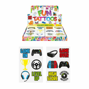 Gamer Fun Tetovaže Displaybox (96 listova)