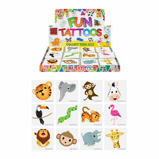 FUN TATTOO - DZUNGLA ŽIVOTINJE - DISPLAY (48x12 komada)