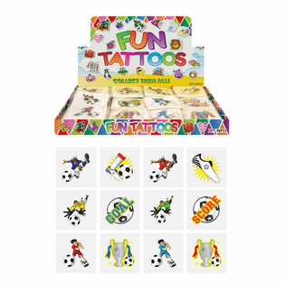 FUN TATTOO'S - Nogomet Display (48 pakiranja po 12)